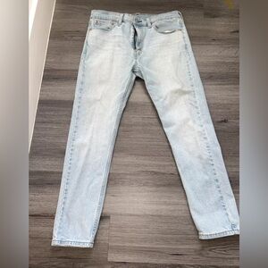 Levi’s skinny jeans 33w x 30l light jeans men’s